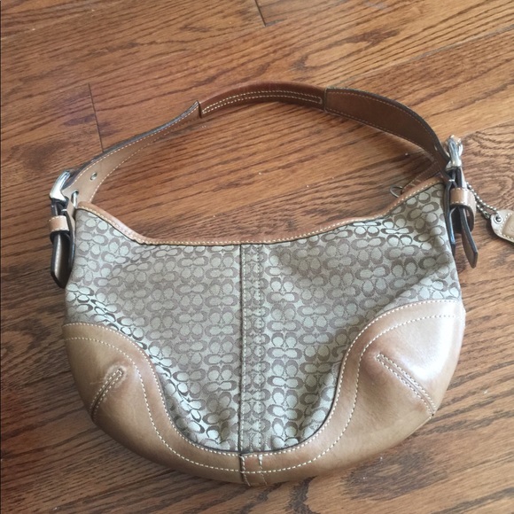 Coach Miniature Canvas Shoulder Bag - Picture 6 of 8